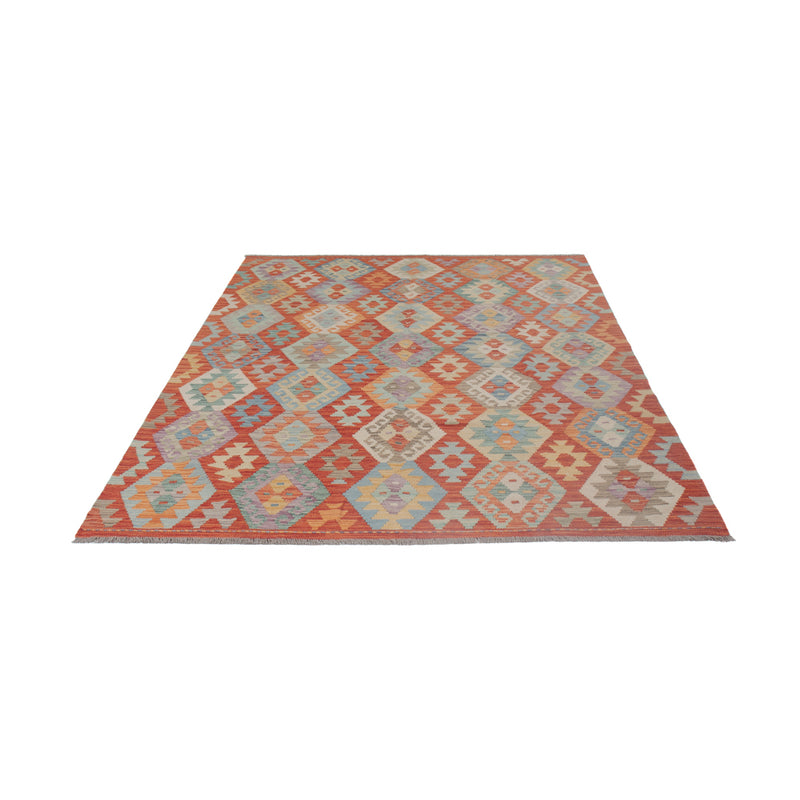 Kelim Rug - Splash - 243 x 177 cm - multicolored