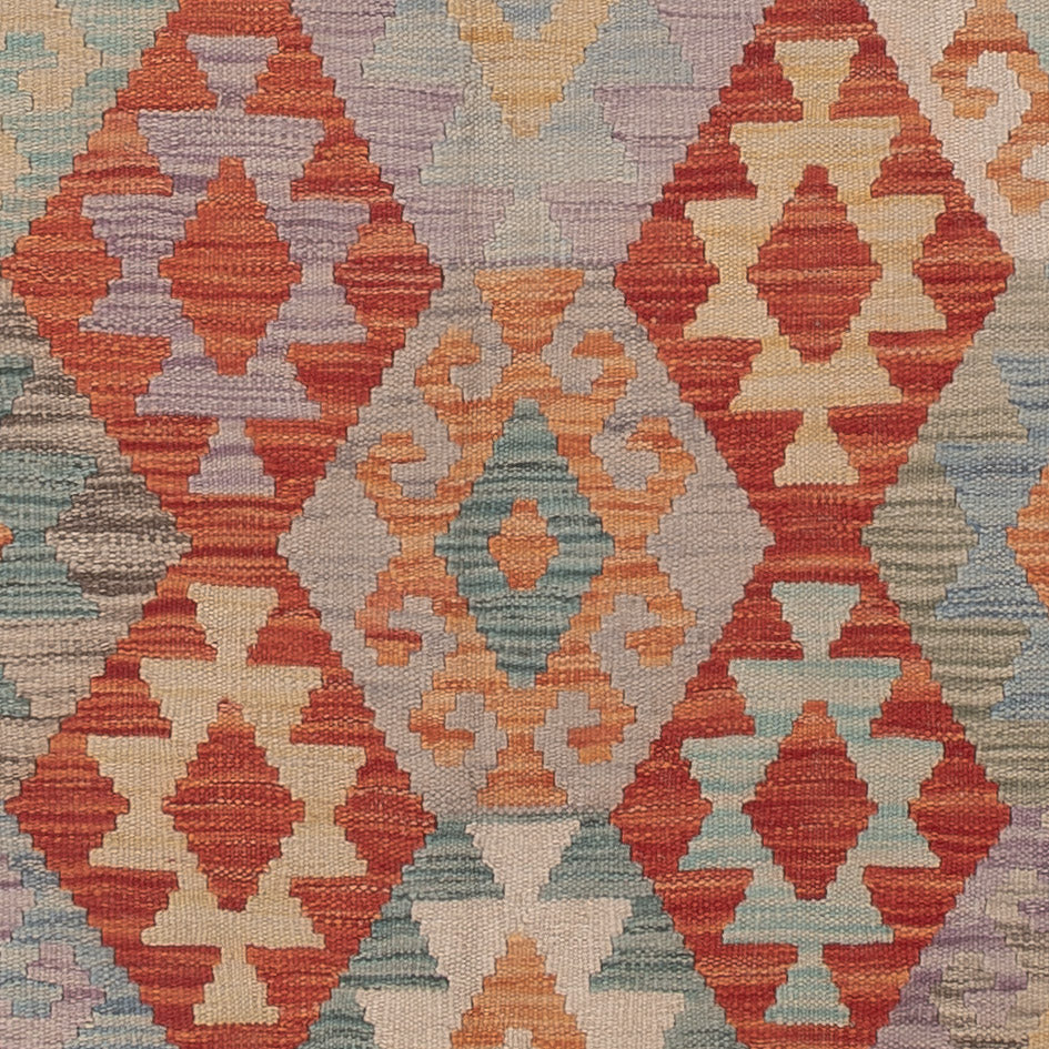 Kelim Rug - Splash - 252 x 178 cm - multicolored