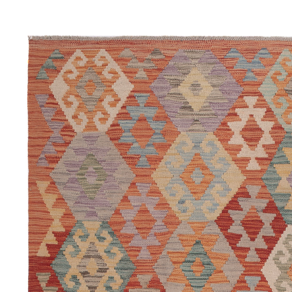 Kelim Rug - Splash - 252 x 178 cm - multicolored