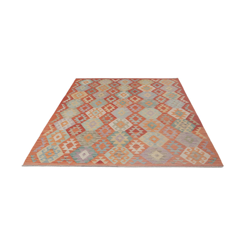 Kelim Rug - Splash - 252 x 178 cm - multicolored