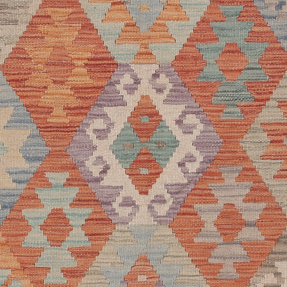 Kelim Rug - Splash - 244 x 177 cm - multicolored