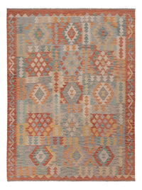 Kelim Rug - Splash - 240 x 176 cm - multicolored