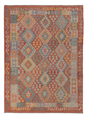 Kelim Rug - Splash - 248 x 180 cm - multicolored