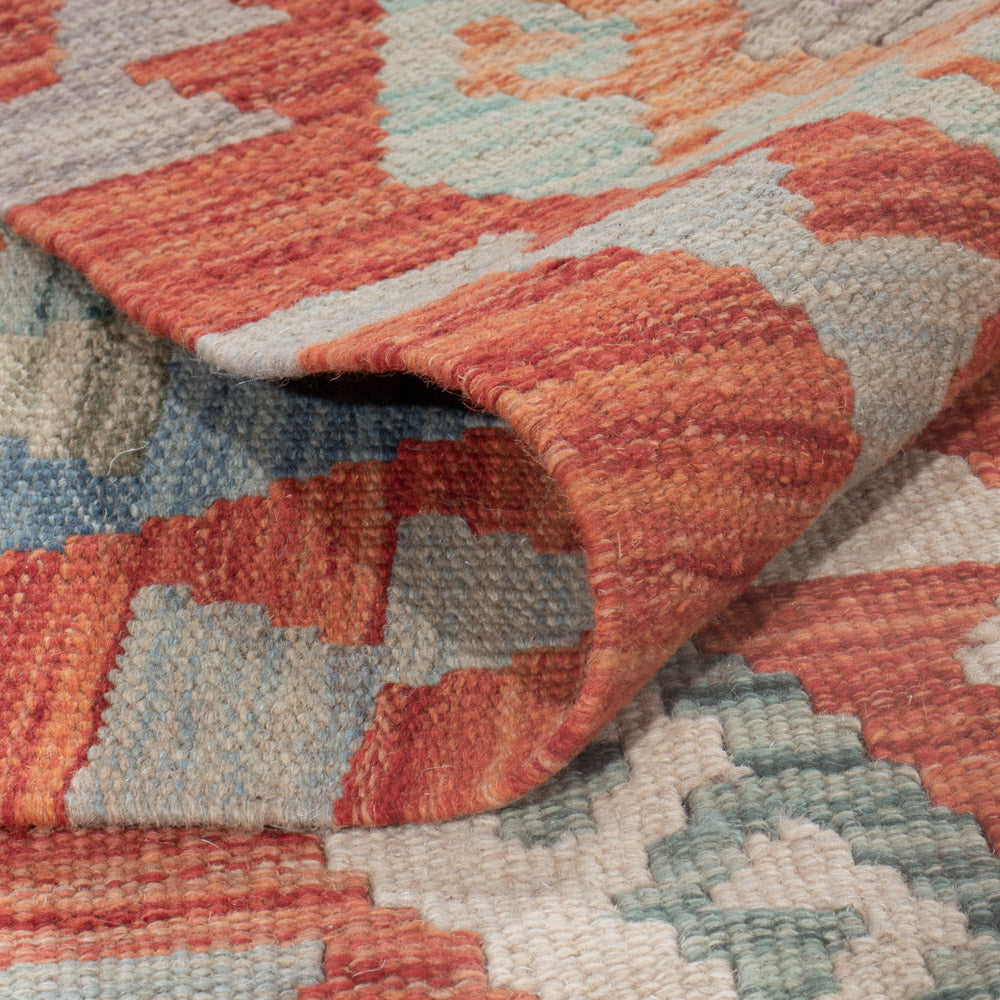 Kelim Rug - Splash - 237 x 178 cm - multicolored