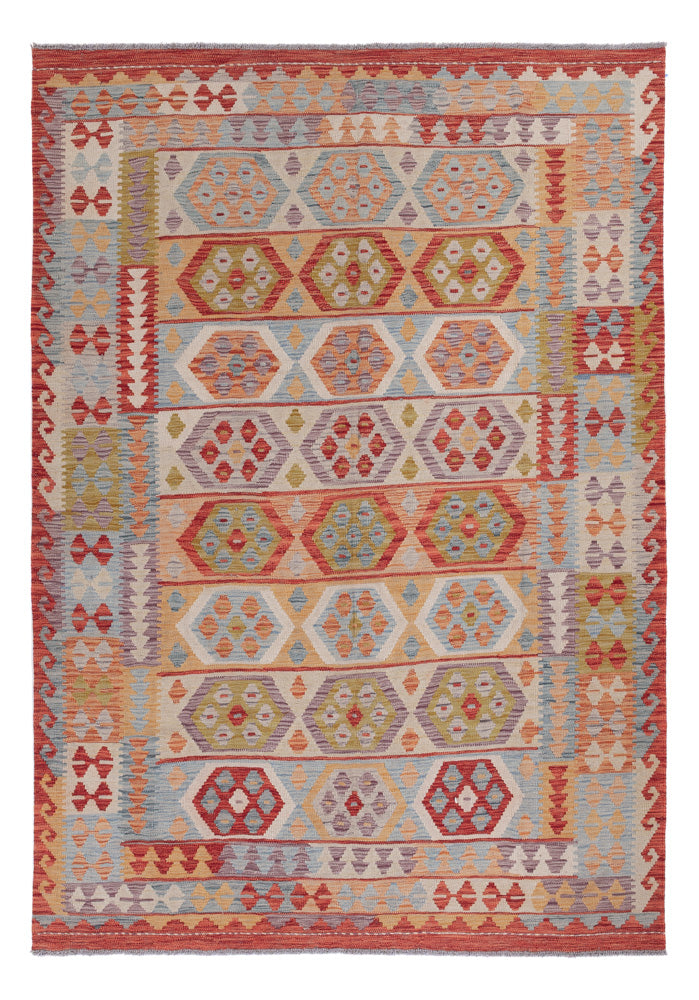 Kelim Rug - Splash - 250 x 180 cm - multicolored