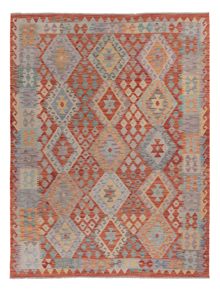 Kelim Rug - Splash - 245 x 185 cm - multicolored