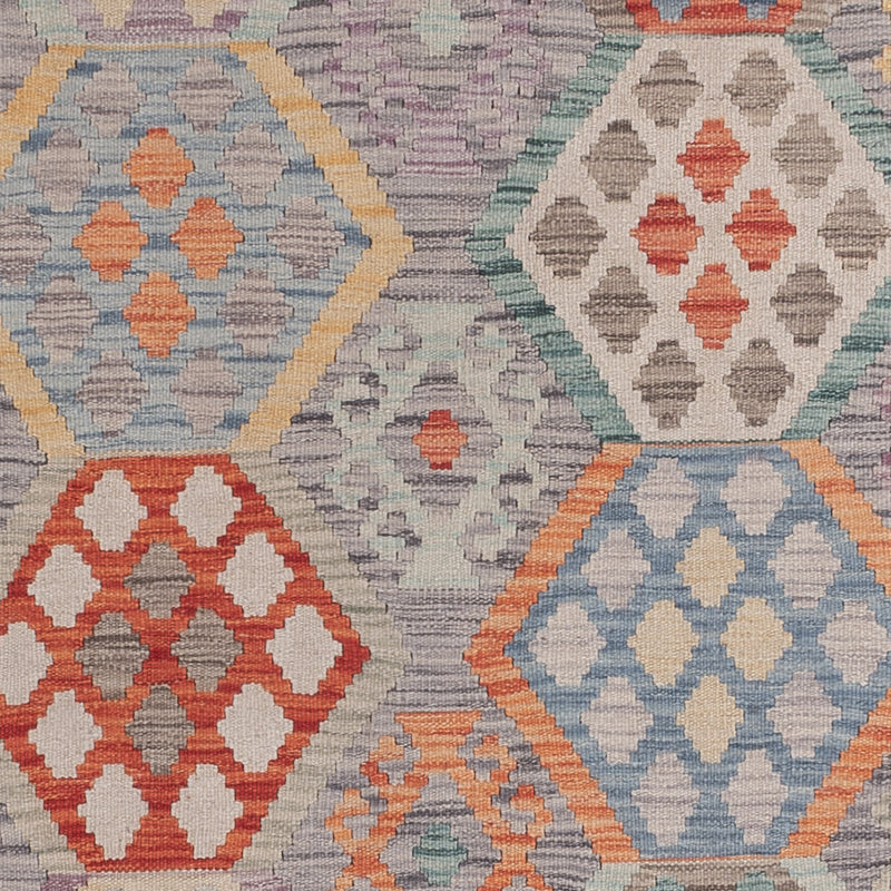 Kelim Rug - Splash - 238 x 176 cm - multicolored