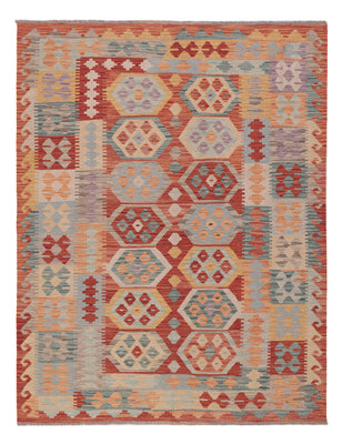 Kelim Rug - Splash - 193 x 149 cm - multicolored