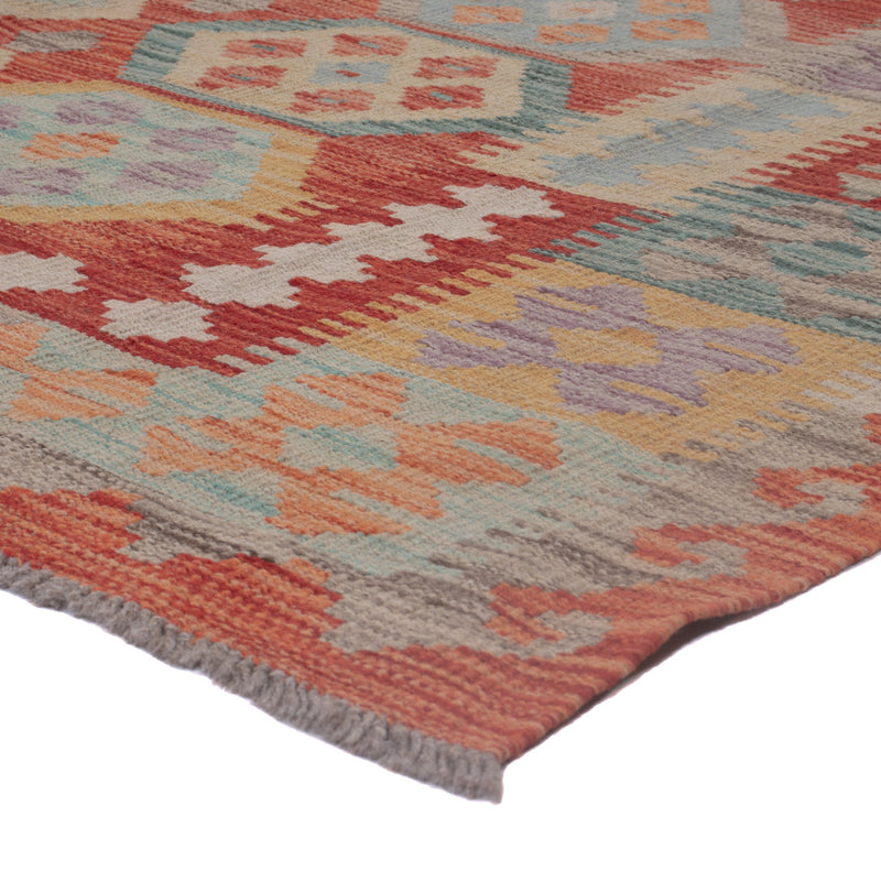 Kelim Rug - Splash - 193 x 149 cm - multicolored