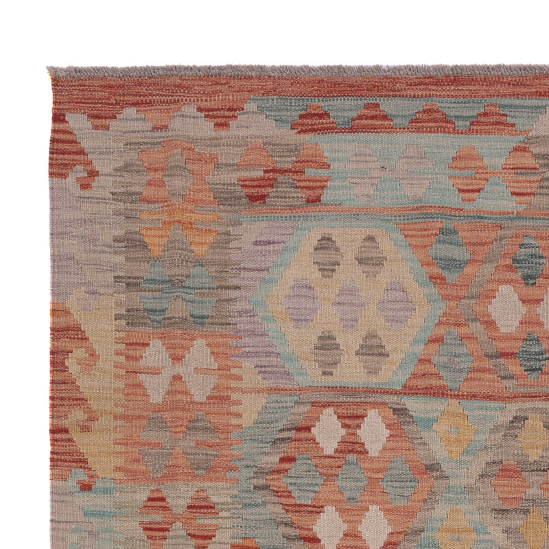 Kelim Rug - Splash - 195 x 147 cm - multicolored