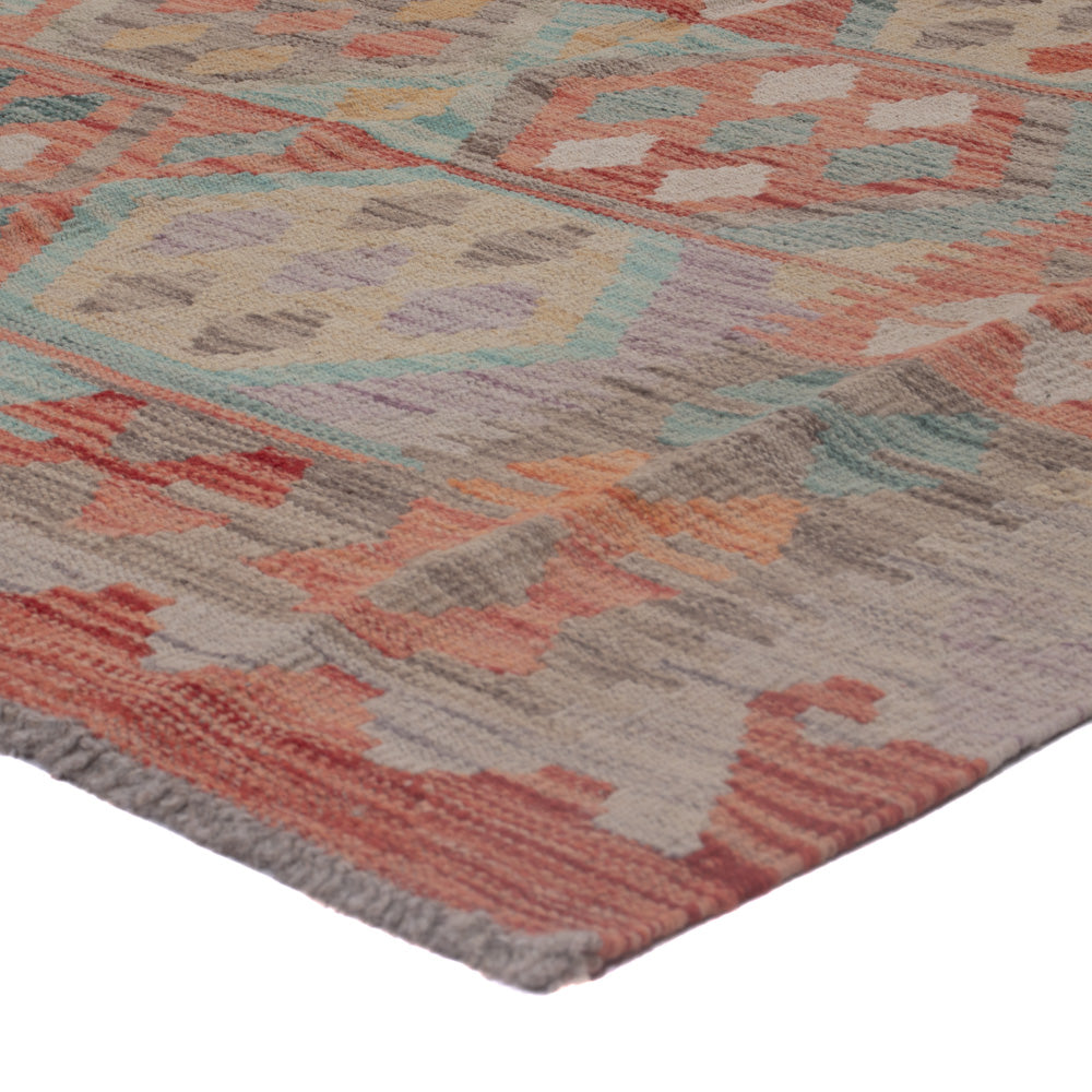 Kelim Rug - Splash - 195 x 147 cm - multicolored
