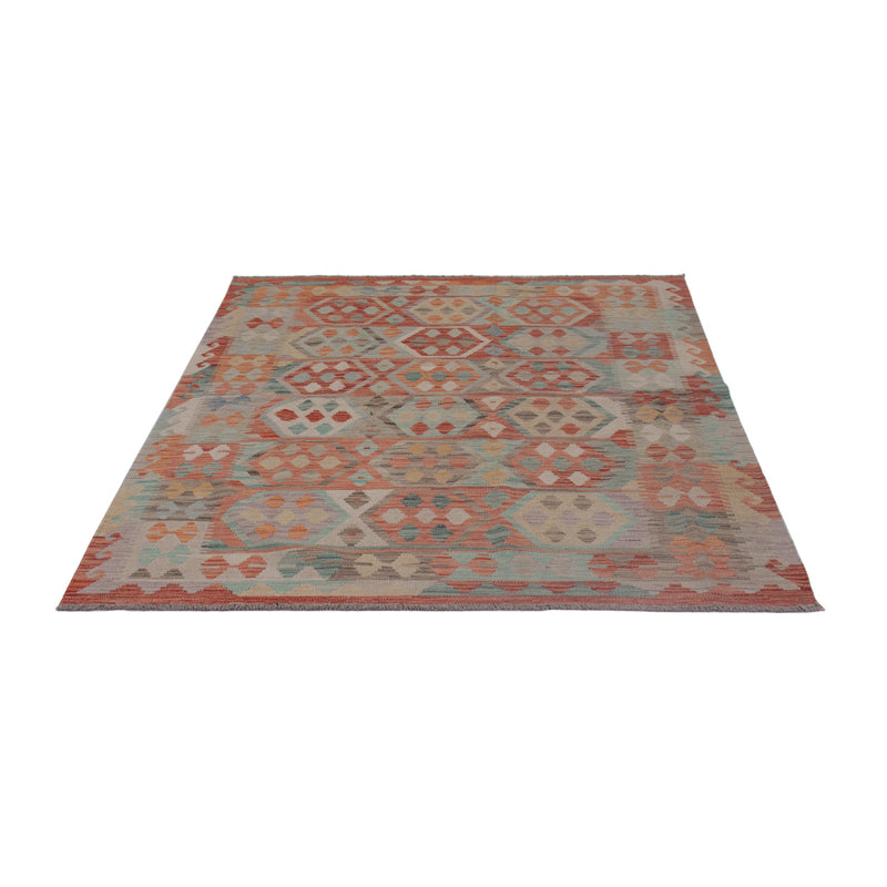 Kelim Rug - Splash - 195 x 147 cm - multicolored