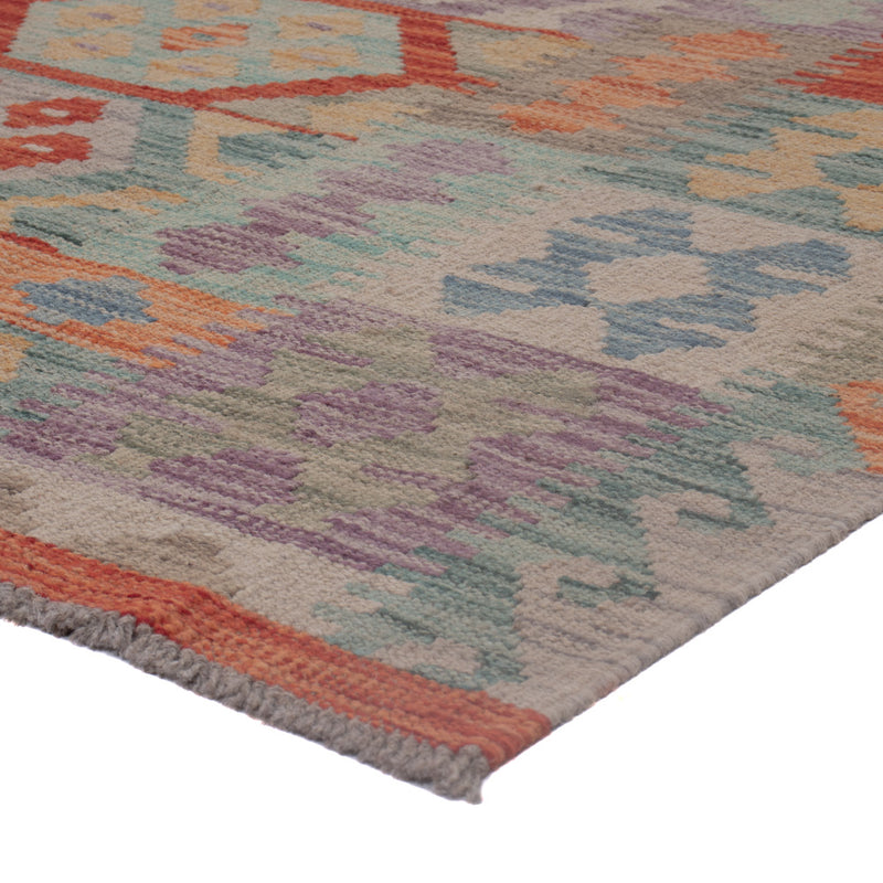 Kelim Rug - Splash - 196 x 150 cm - multicolored