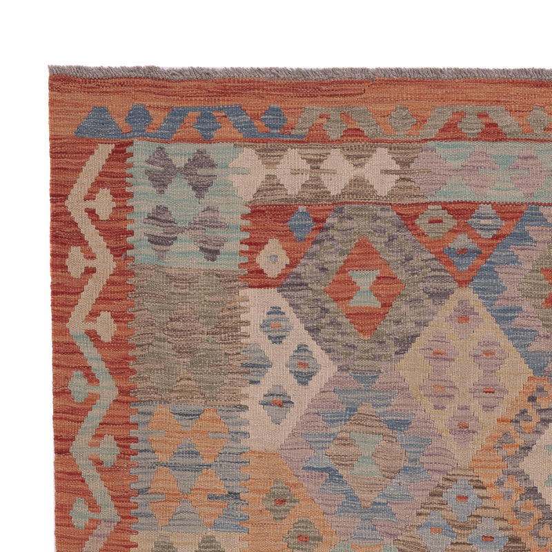 Kelim Rug - Splash - 202 x 153 cm - multicolored