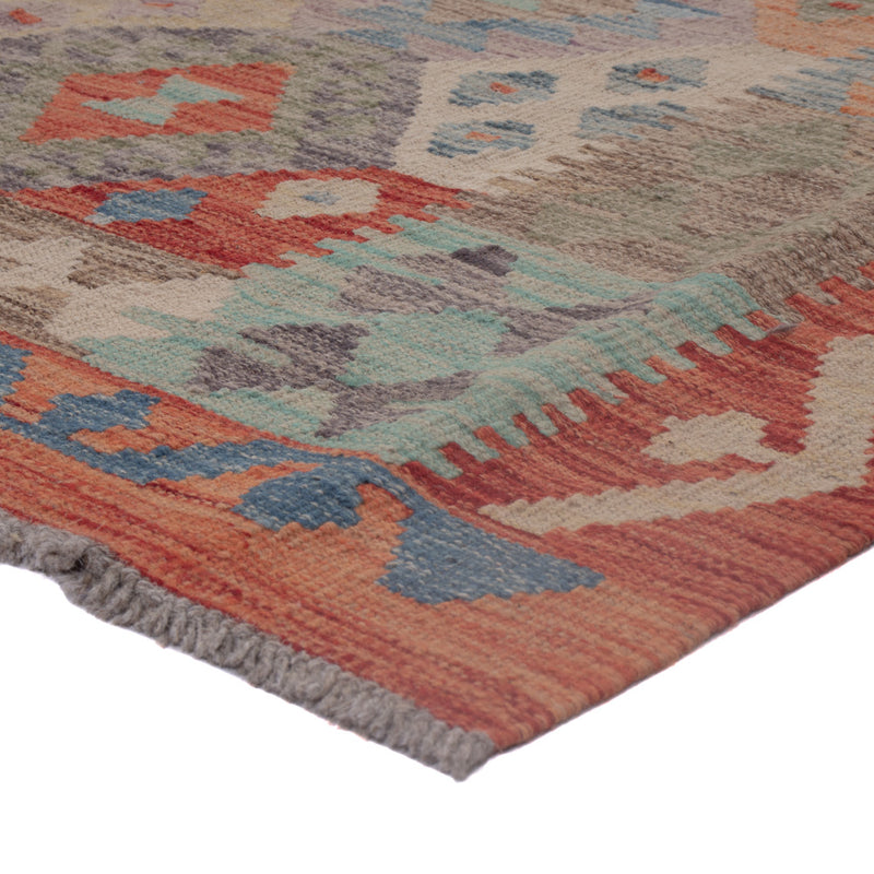 Kelim Rug - Splash - 202 x 153 cm - multicolored