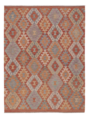 Kelim Rug - Splash - 203 x 155 cm - multicolored