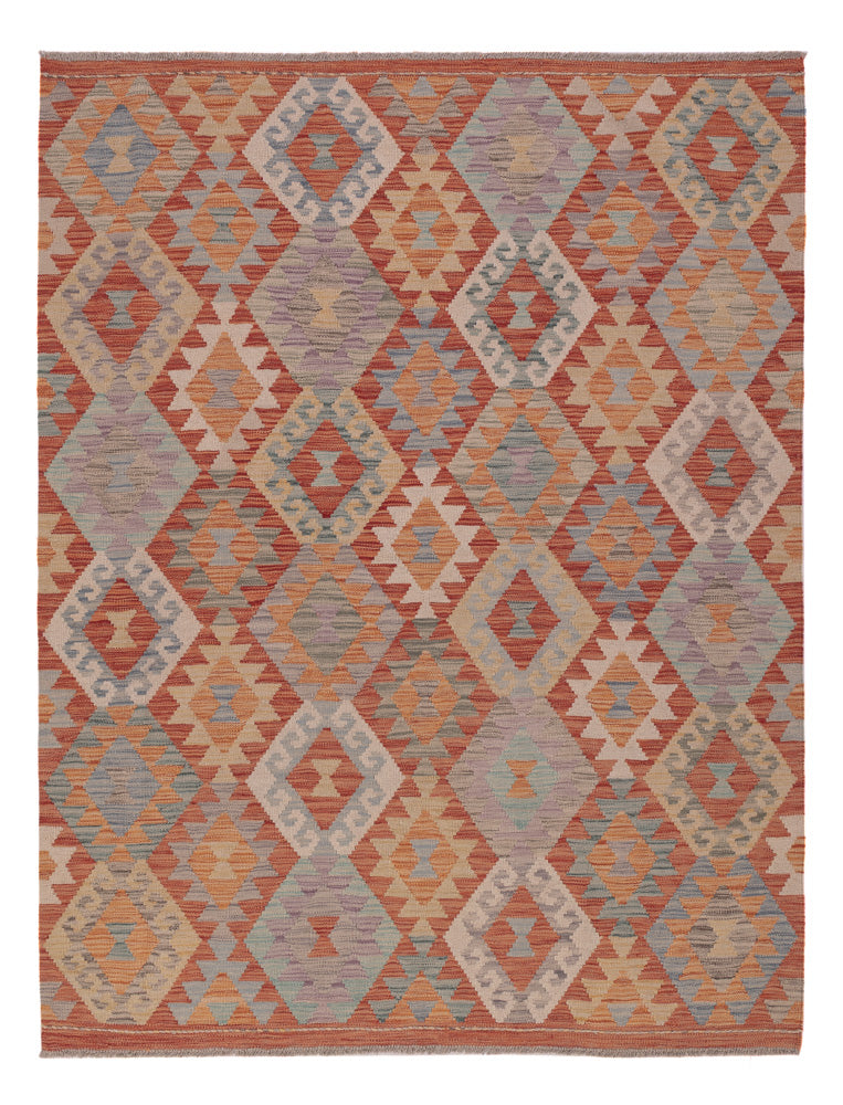 Kelim Rug - Splash - 203 x 155 cm - multicolored