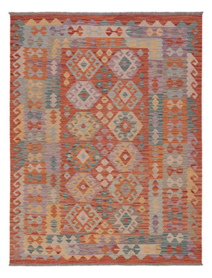 Kelim Rug - Splash - 195 x 149 cm - multicolored