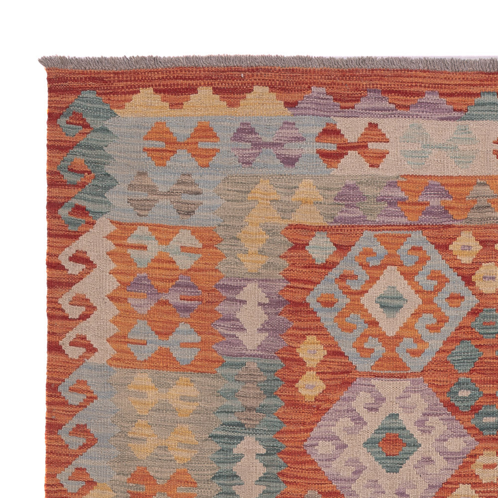 Kelim Rug - Splash - 195 x 149 cm - multicolored