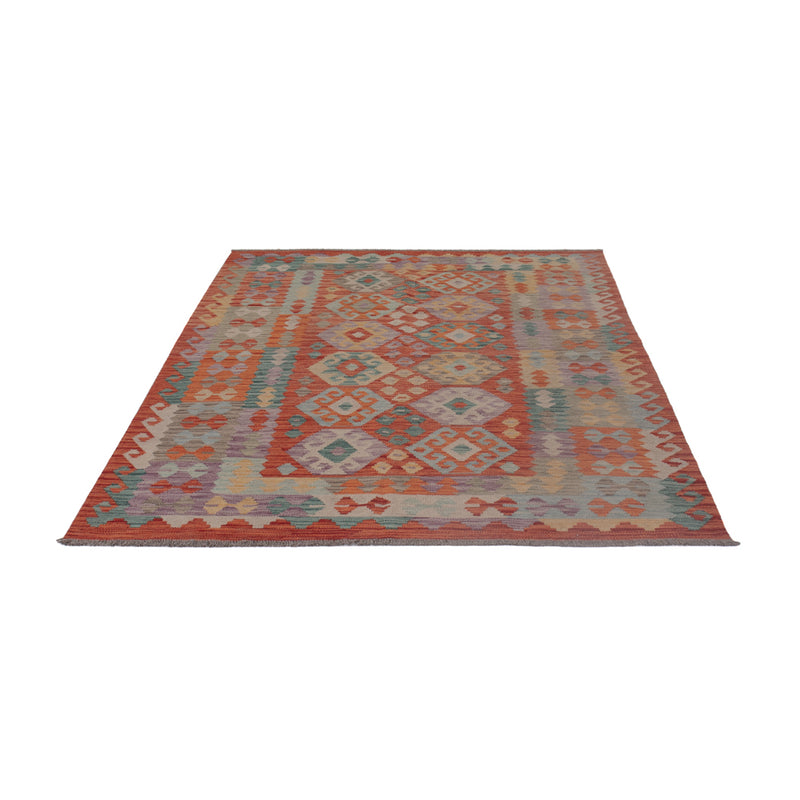 Kelim Rug - Splash - 195 x 149 cm - multicolored
