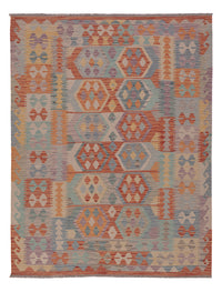 Kelim Rug - Splash - 198 x 149 cm - multicolored
