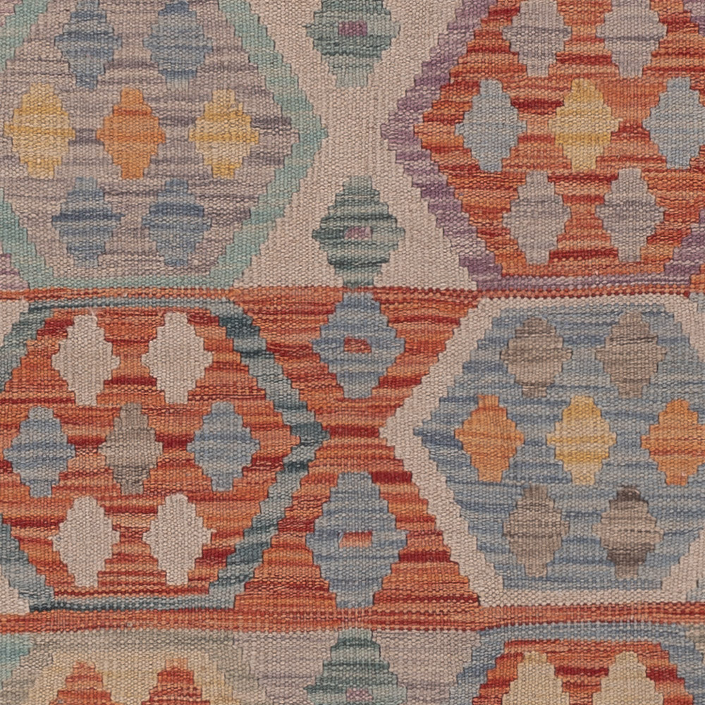 Kelim Rug - Splash - 198 x 149 cm - multicolored