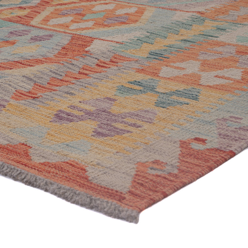 Kelim Rug - Splash - 198 x 149 cm - multicolored
