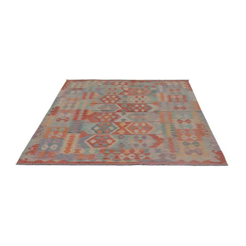 Kelim Rug - Splash - 198 x 149 cm - multicolored