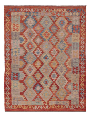 Kelim Rug - Splash - 196 x 150 cm - multicolored