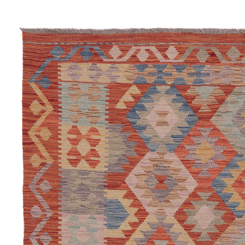 Kelim Rug - Splash - 196 x 150 cm - multicolored