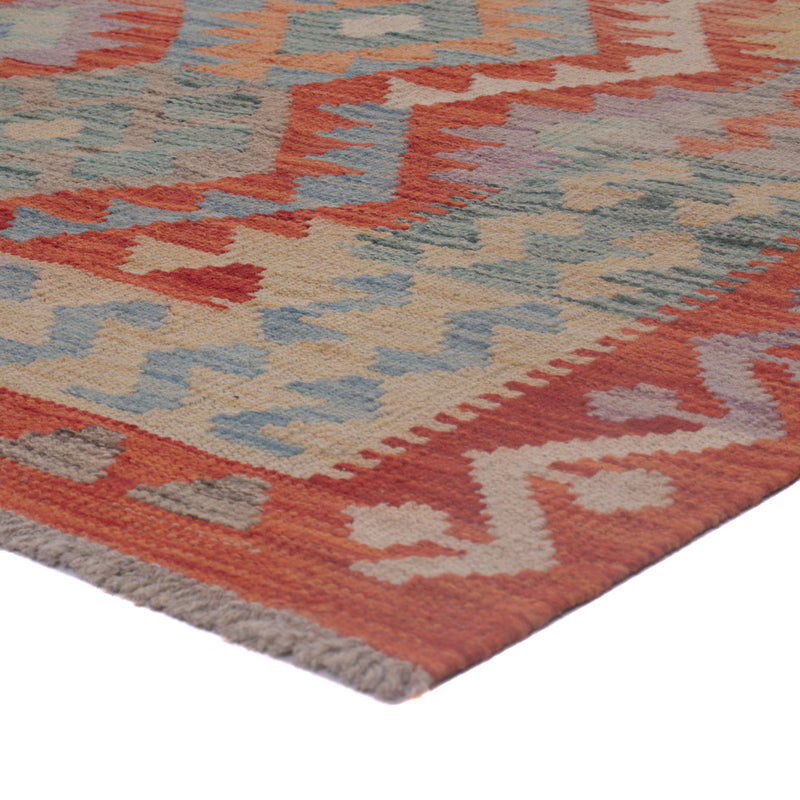 Kelim Rug - Splash - 193 x 148 cm - multicolored