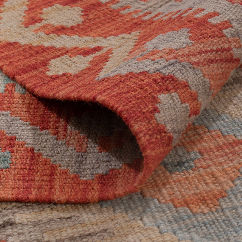 Kelim Rug - Splash - 193 x 148 cm - multicolored