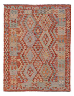 Kelim Rug - Splash - 192 x 151 cm - multicolored