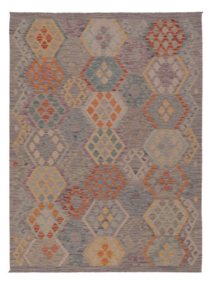 Kelim Rug - Splash - 200 x 153 cm - multicolored