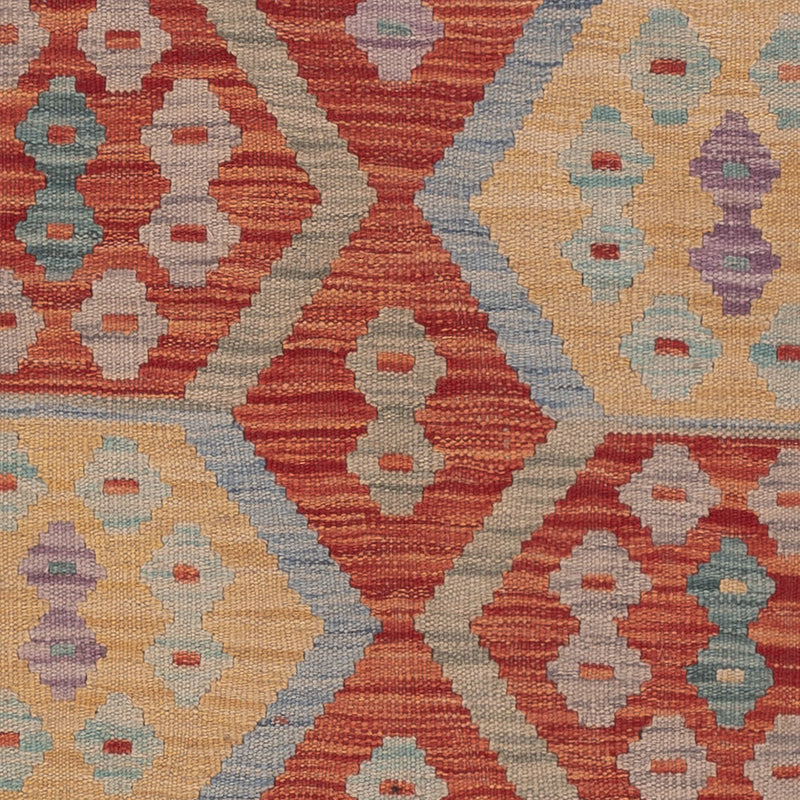 Kelim Rug - Splash - 197 x 150 cm - multicolored