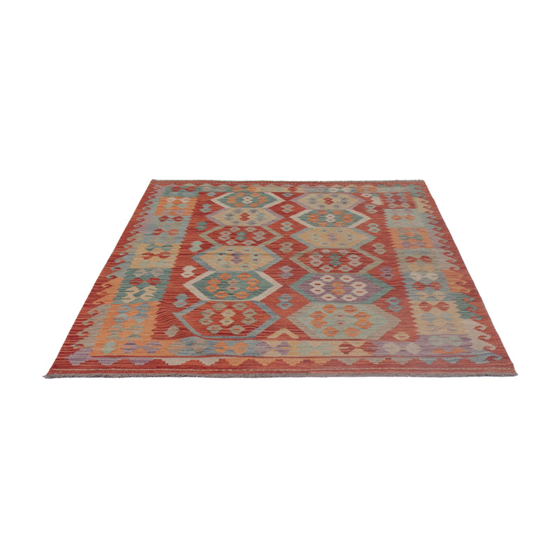 Kelim Rug - Splash - 197 x 150 cm - multicolored