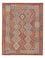Kelim Rug - Splash - 198 x 152 cm - multicolored