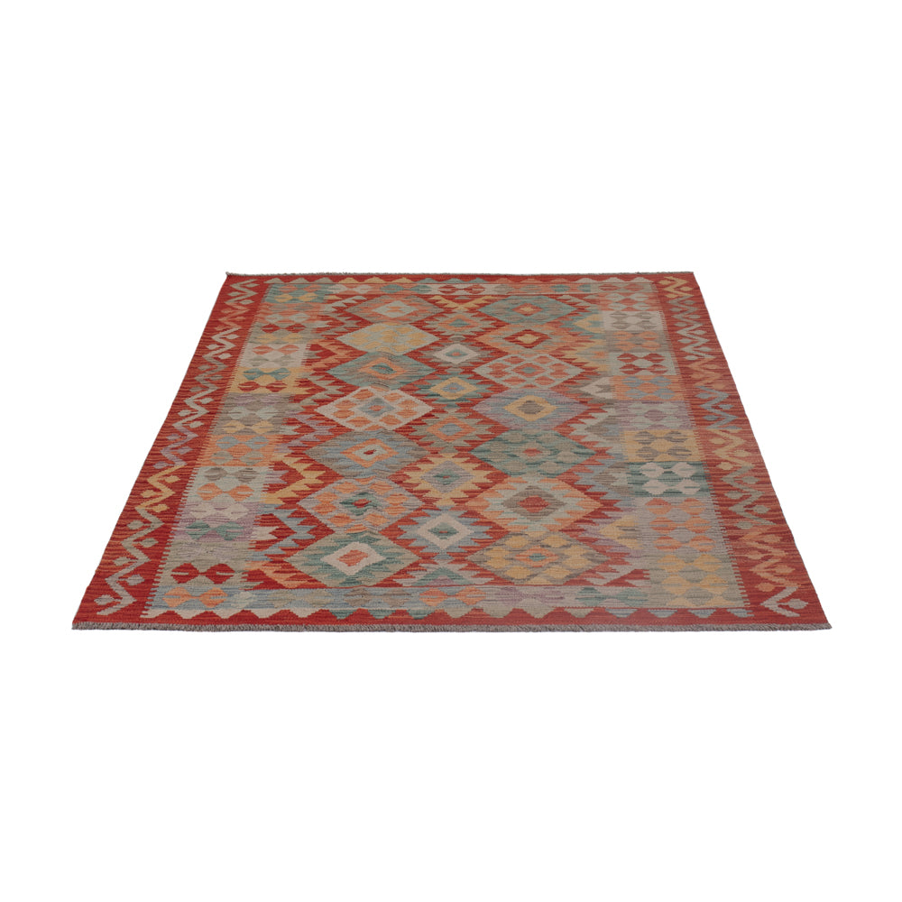 Kelim Rug - Splash - 195 x 145 cm - multicolored