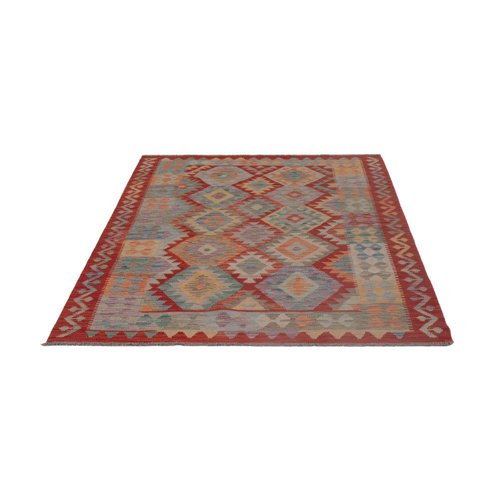 Kelim Rug - Splash - 192 x 150 cm - multicolored
