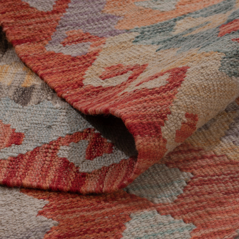 Kelim Rug - Splash - 200 x 148 cm - multicolored