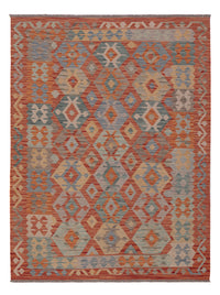 Kelim Rug - Splash - 198 x 152 cm - multicolored