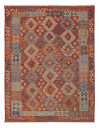 Kelim Rug - Splash - 198 x 154 cm - multicolored