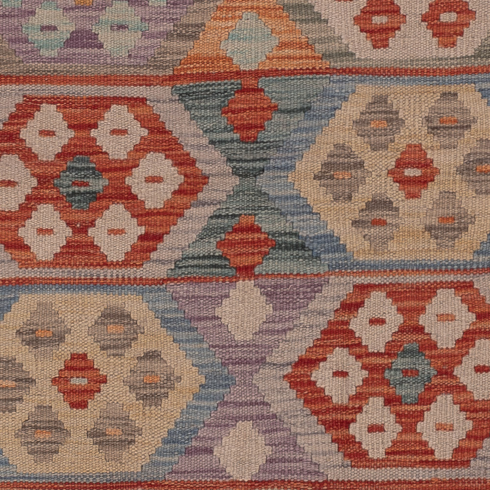 Kelim Rug - Splash - 192 x 146 cm - multicolored