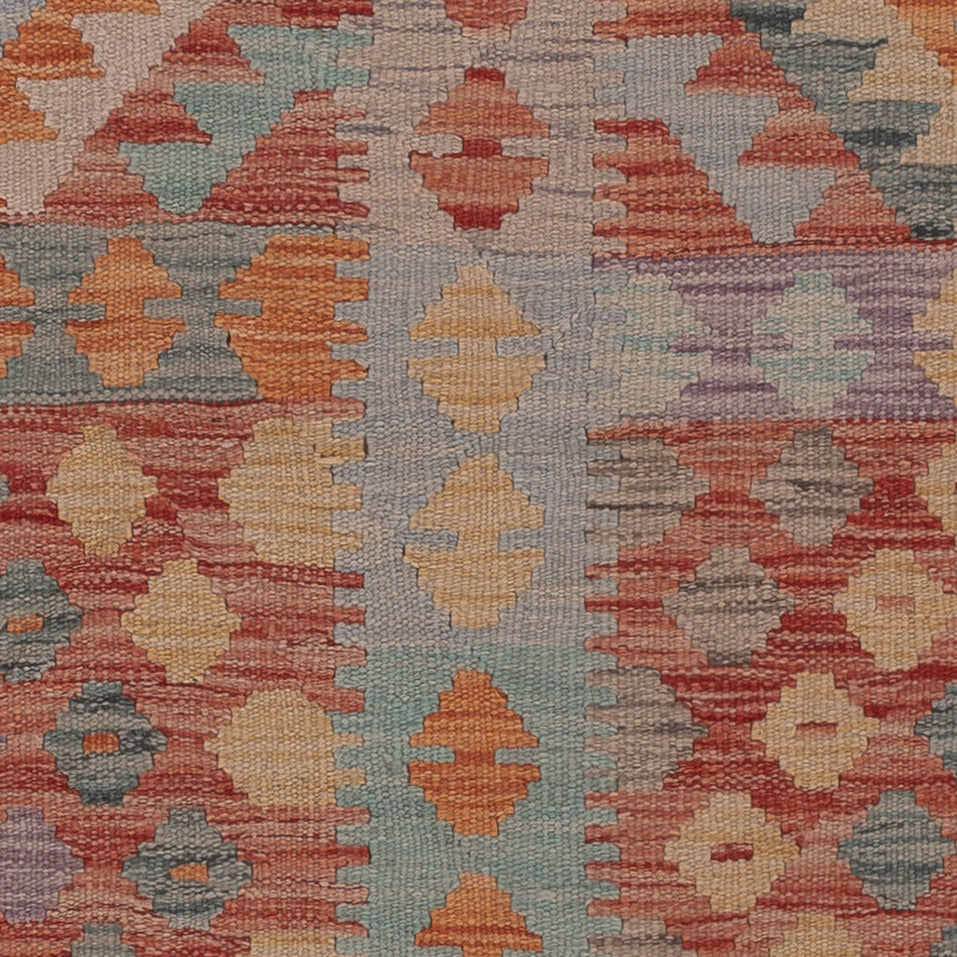 Kelim Rug - Splash - 186 x 134 cm - multicolored