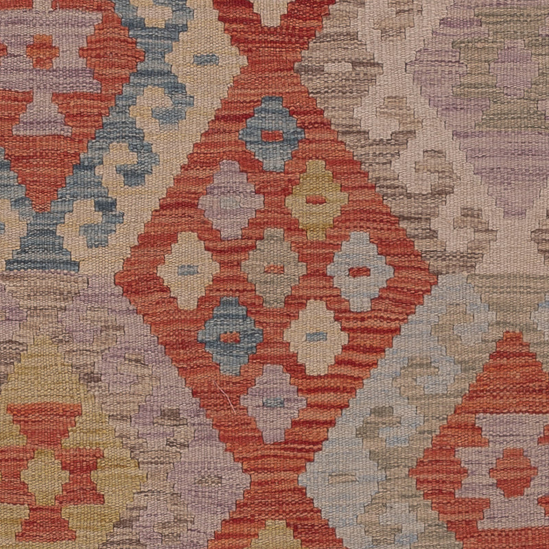 Kelim Rug - Splash - 191 x 145 cm - multicolored