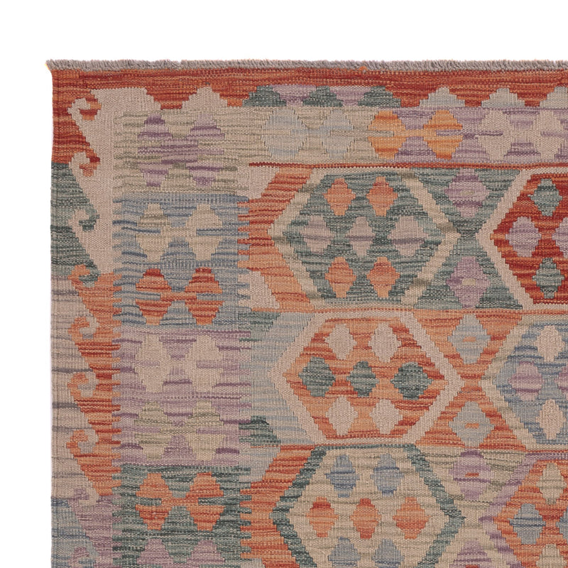 Kelim Rug - Splash - 192 x 150 cm - multicolored