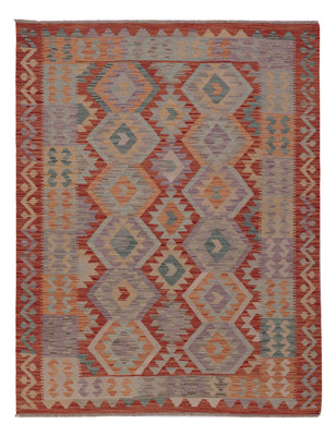 Kelim Rug - Splash - 196 x 149 cm - multicolored