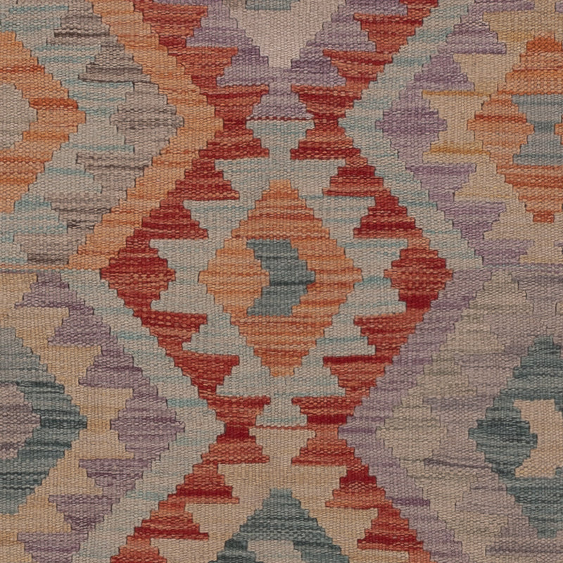 Kelim Rug - Splash - 196 x 149 cm - multicolored