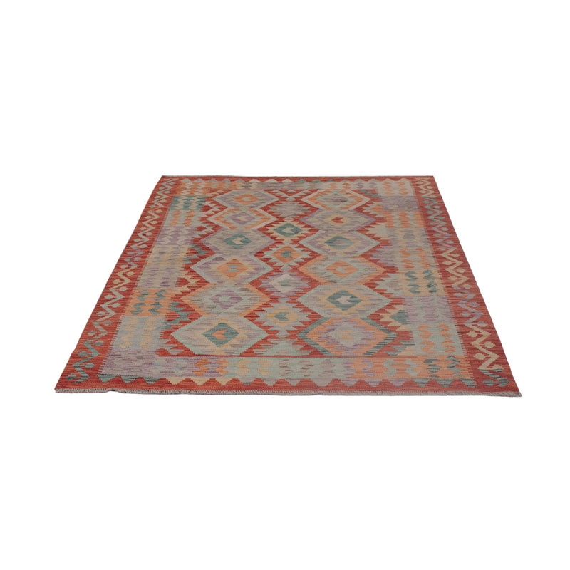 Kelim Rug - Splash - 196 x 149 cm - multicolored