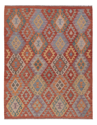 Kelim Rug - Splash - 200 x 155 cm - multicolored